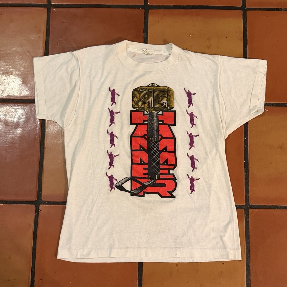 Vintage MC Hammer Rap Tee 1990 Screen Stars Please Hammer Dont Hurt Em L